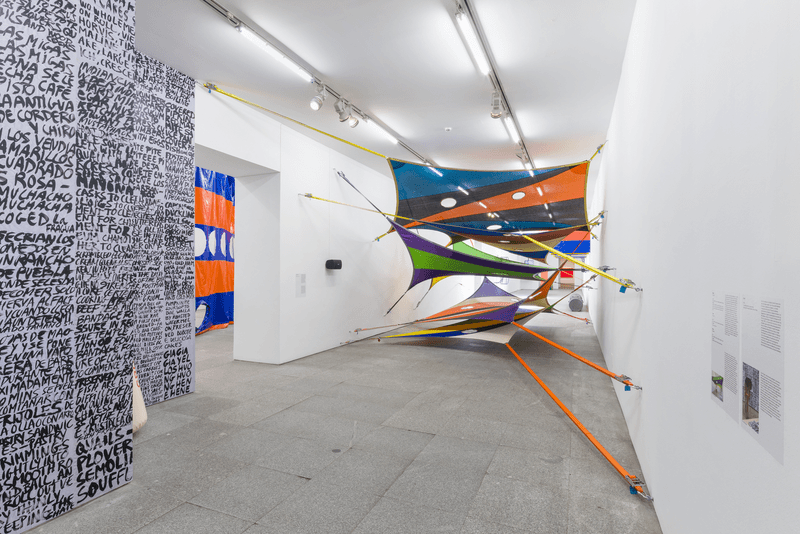 Views of the exhibition “Laia Estruch: Hello Everyone” at the Museo Reina Sofía, Madrid.
