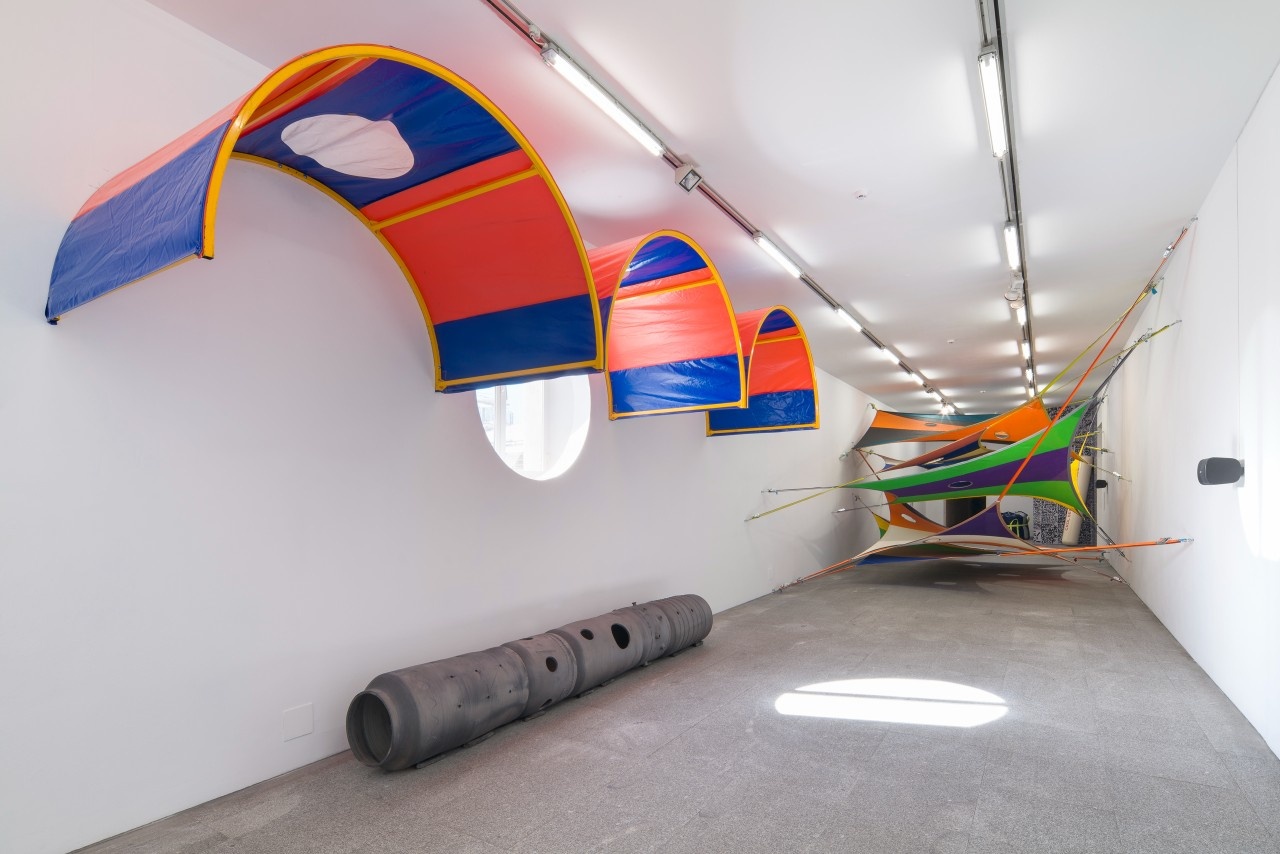 Views of the exhibition “Laia Estruch: Hello Everyone” at the Museo Reina Sofía, Madrid.