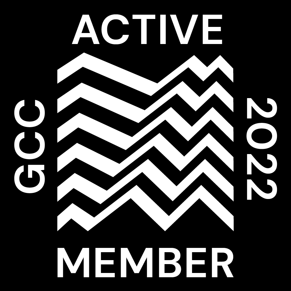 GCC Active Member Verification mark-12 1 Logo large 2023 white