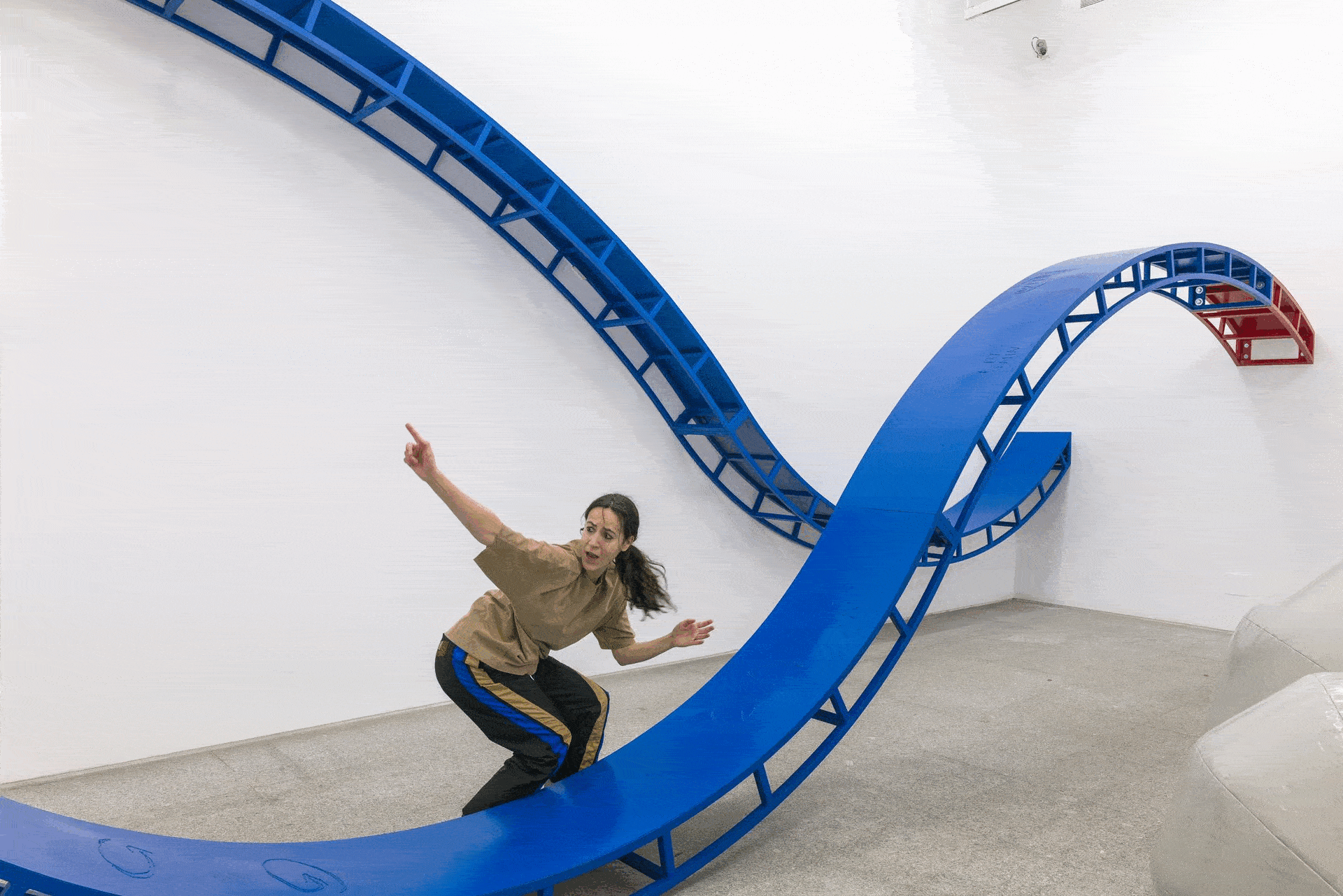 Views of the exhibition “Laia Estruch: Hello Everyone” at the Museo Reina Sofía, Madrid.